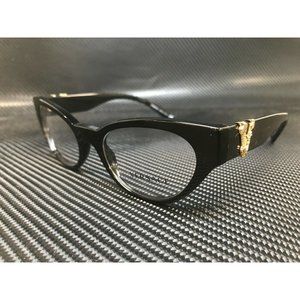 SALE! Versace Black 53mm Black Eyeglasses!